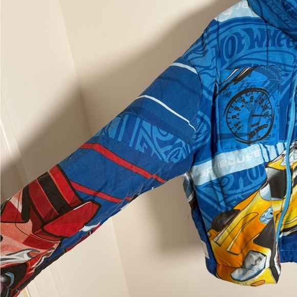 Hotwheels Racing Car Puffer Jacket - Picture 3 of 12